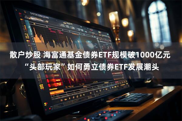 散户炒股 海富通基金债券ETF规模破1000亿元 “头部玩家”如何勇立债券ETF发展潮头