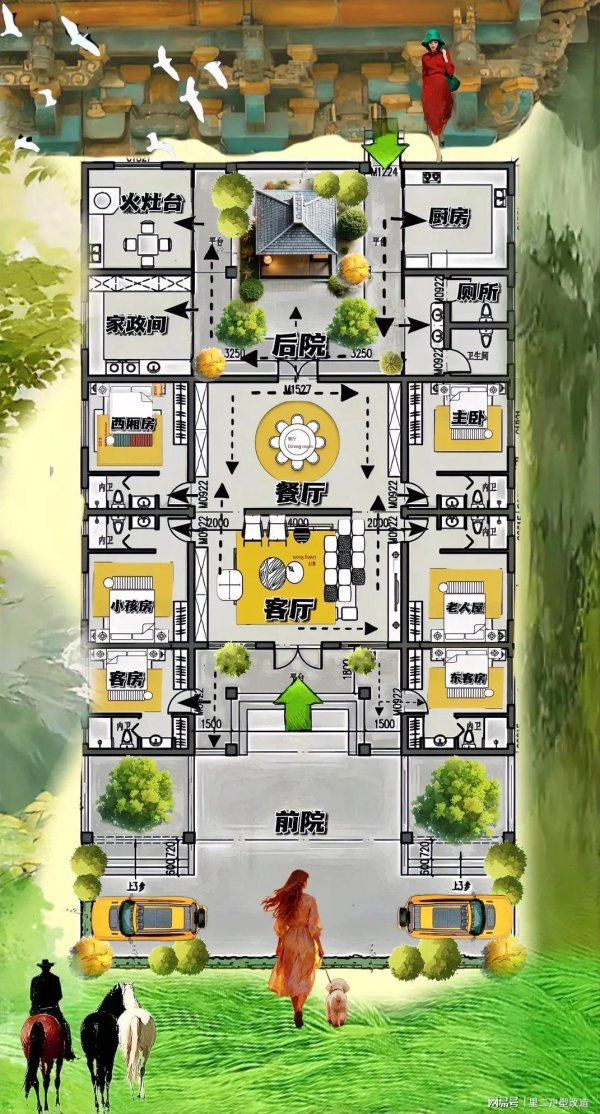 中国股票配资 一院藏天地，最懂540㎡，布局分区智慧，是二进院精髓，有福相！